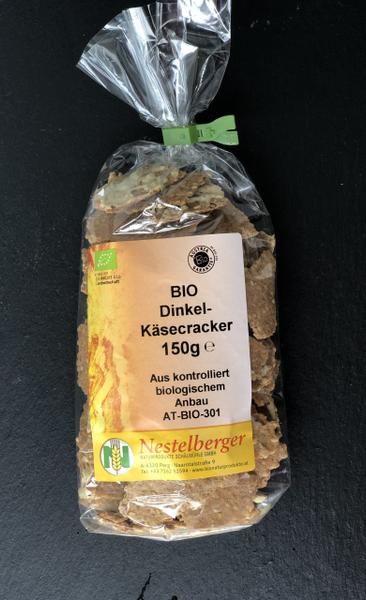 BIO Dinkel Käse Cracker 150g