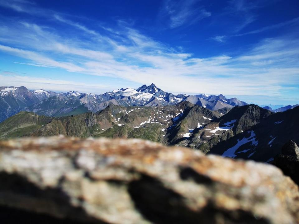 Blick vom Glödis auf den Großglockner