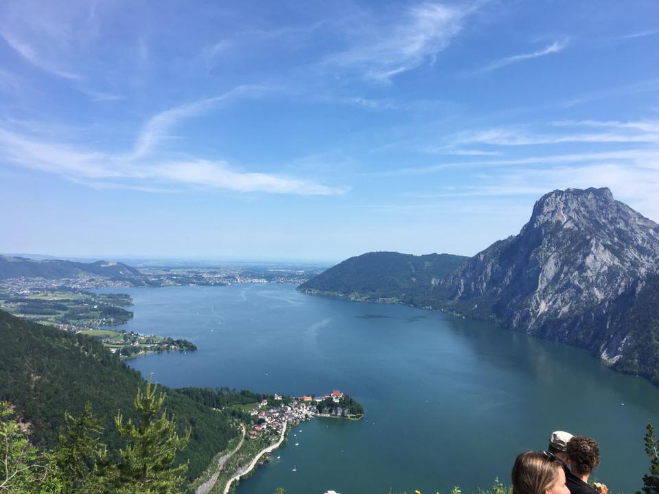 Ausblick nach Gmunden