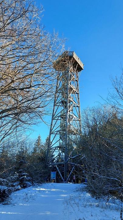 Dambergwarte im Winter