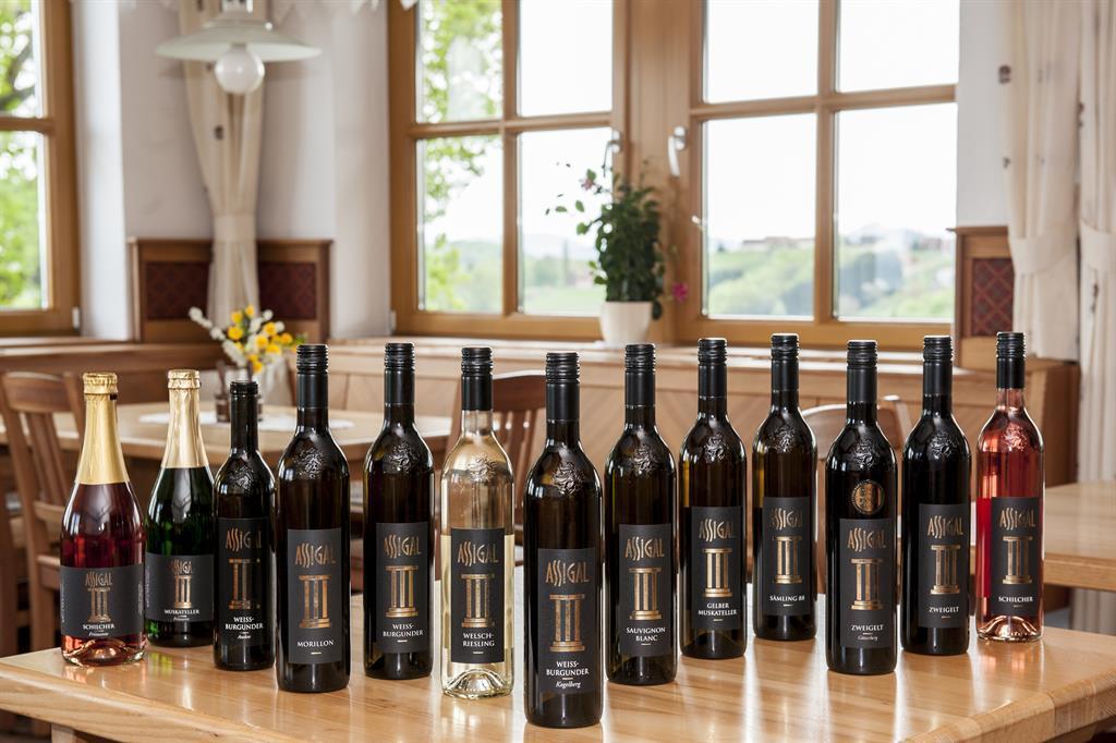 Weinsortiment Weingut und Buschenschank Assigal