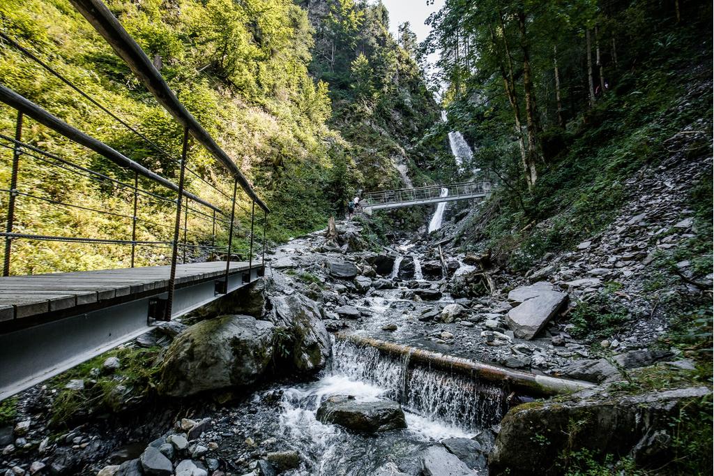 Eifersbacher Wasserfall Region St. Johann in Tirol Wandern Sommer