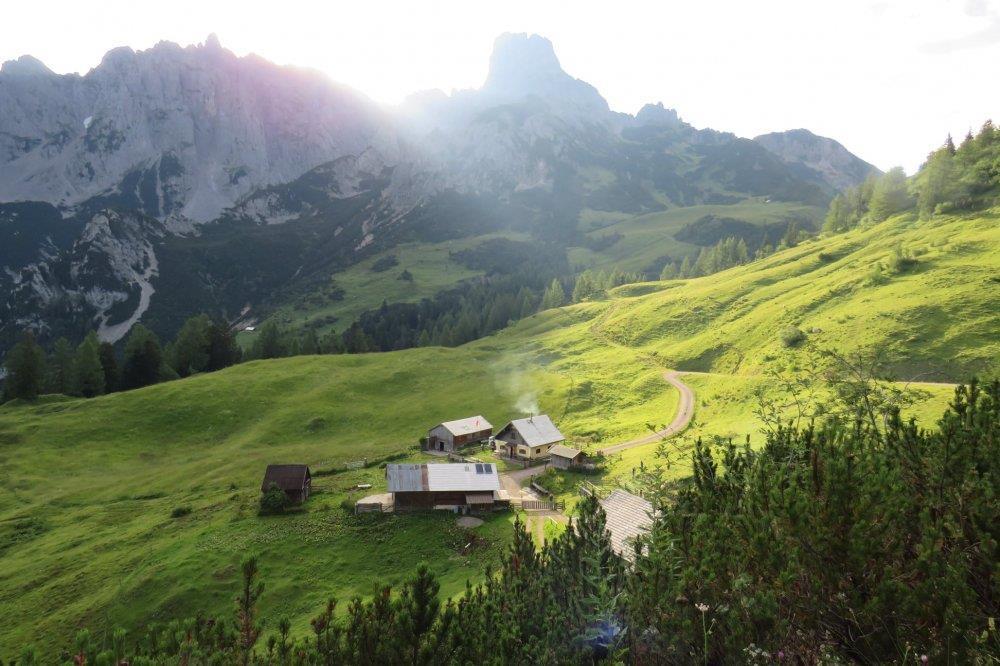 Sonnenaufgang vor dem Gosaukamm