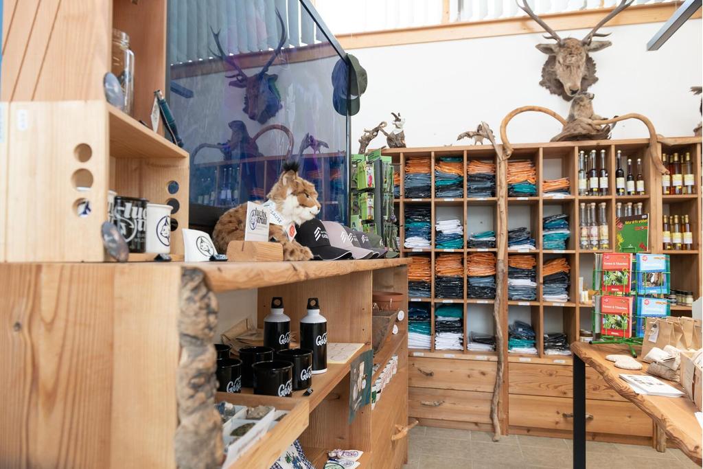 Blick in den Nationalpark Shop