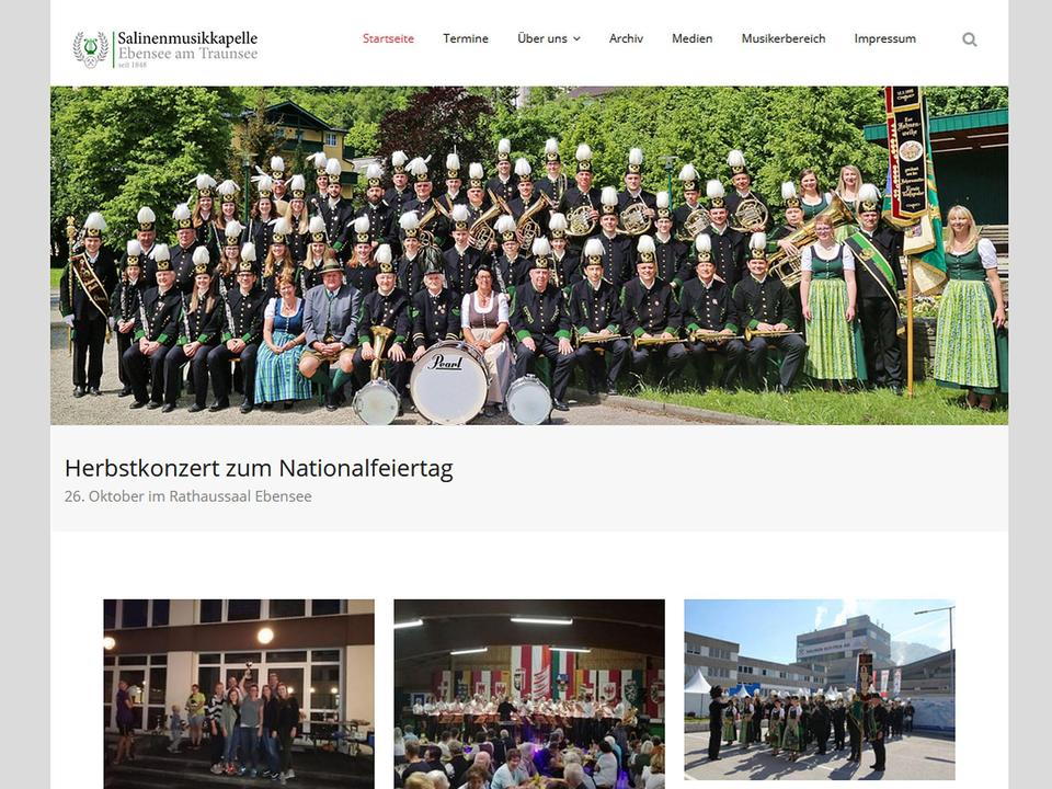 die Salinenmusikkapelle Ebensee