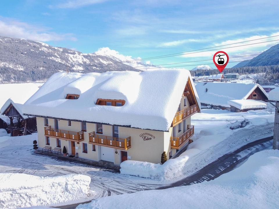 Winter Bild Haus Karusell