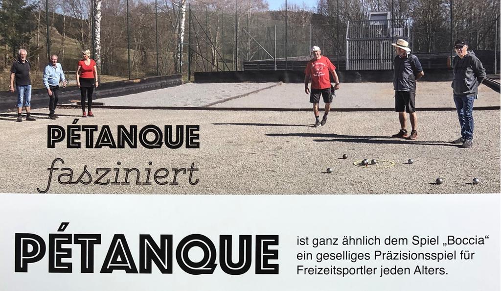 Petanque Bad Leonfelden Spiel mit den Kugeln fasziniert