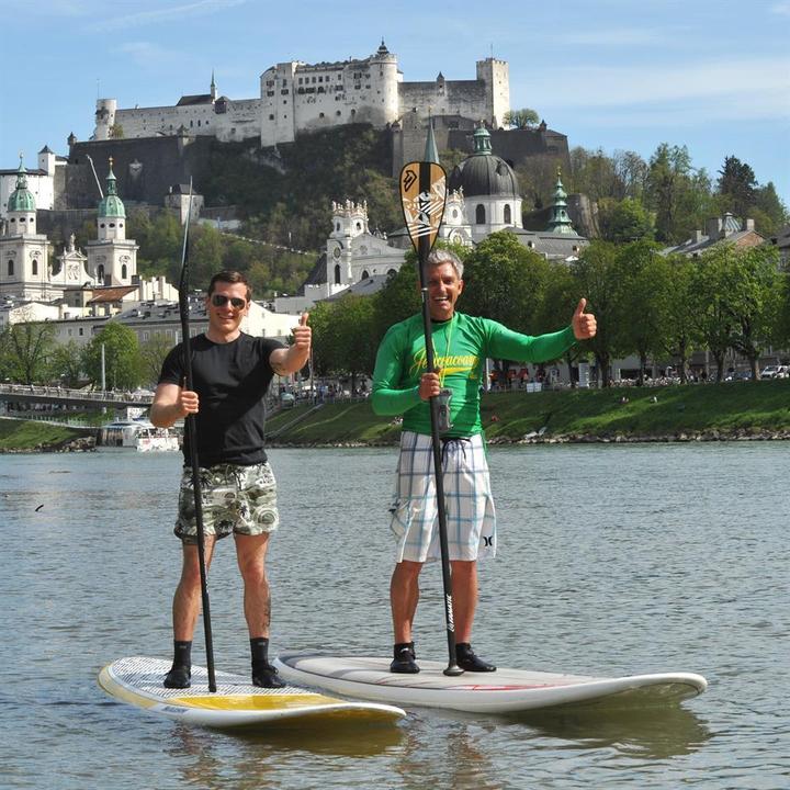 Stand Up Paddling Salzach