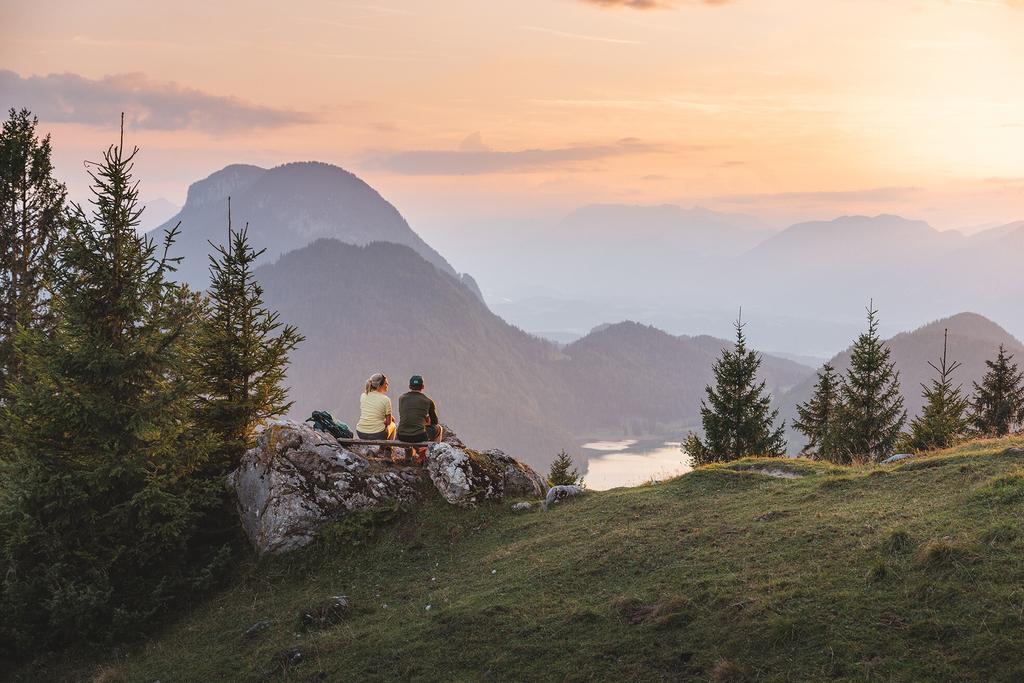 Scheffau_Steiner-Hochalm_Ausblick Hinterteiner See_Wilder Kaiser
