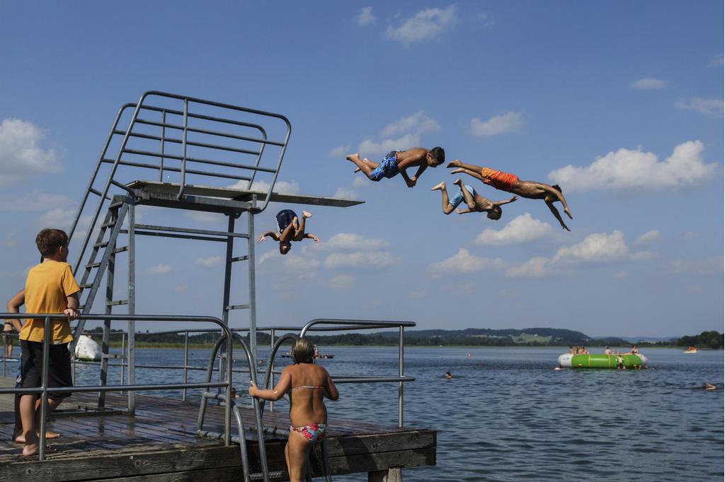 Strandbad Seeham Überflieger