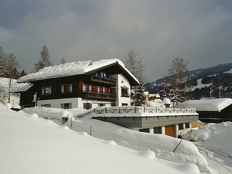Fernblick - Haus im Winter