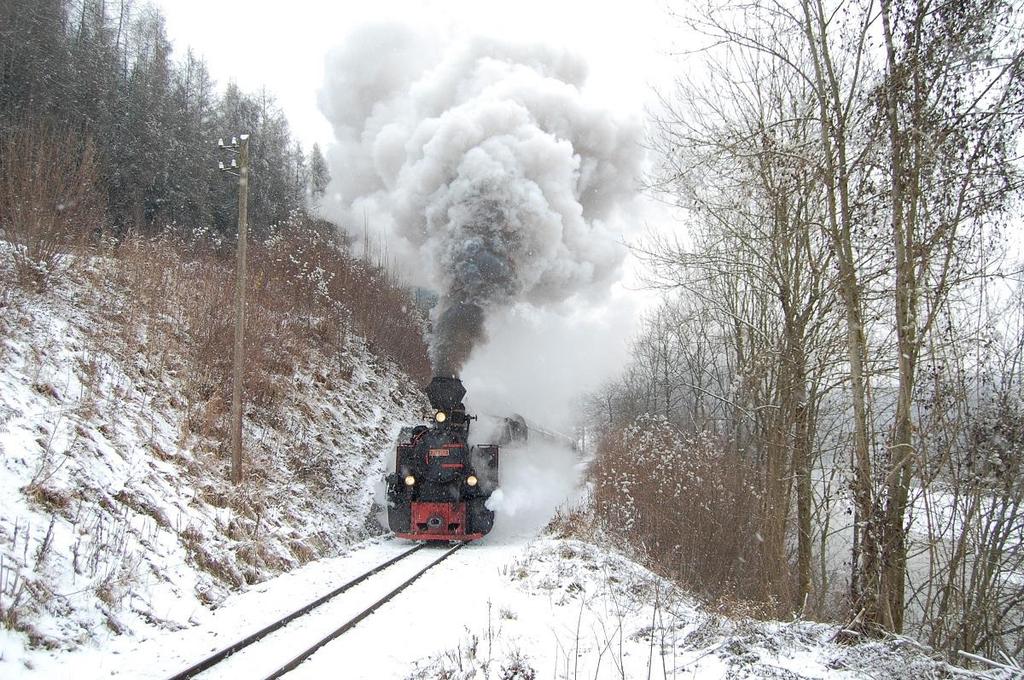 Steyrtal Museumsbahn im Winter