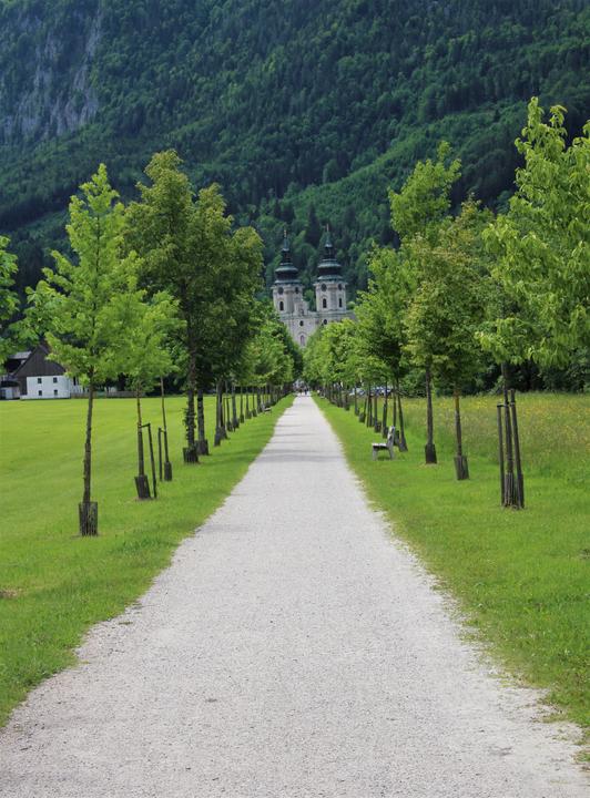 Blick in das Ortszentrum von Spital am Pyhrn