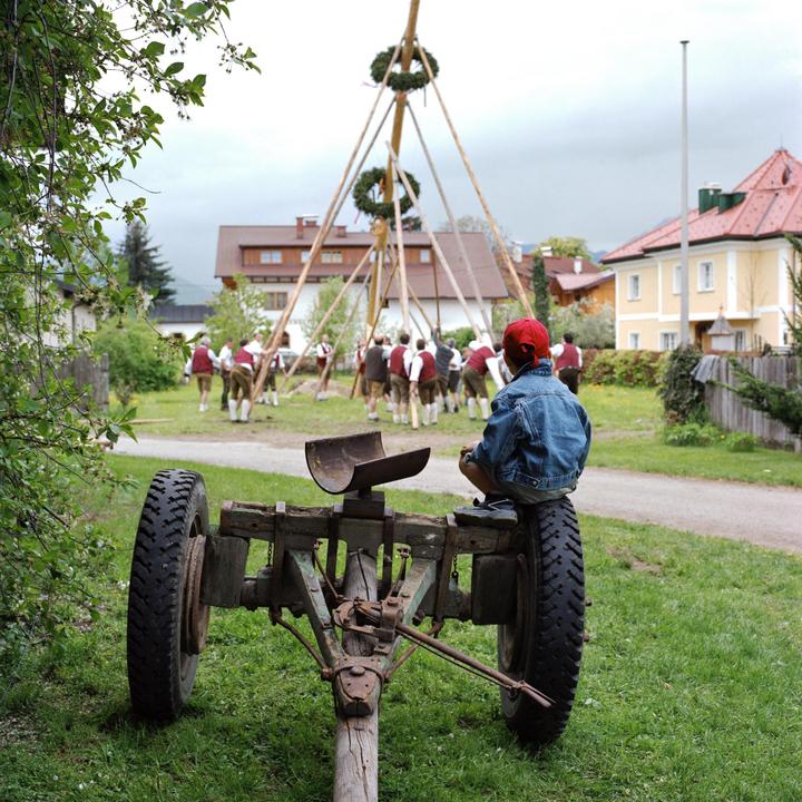 Maibaum Aufstellen