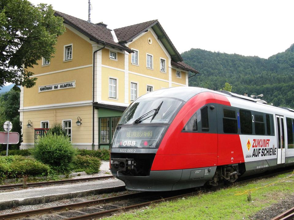 Bahnhof Grünau im Almtal - Almtalbahn