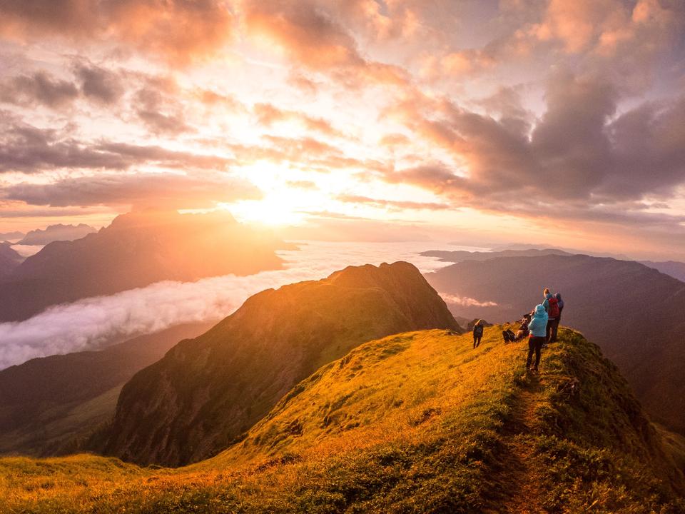 Sonnenaufgang am Spielberghorn