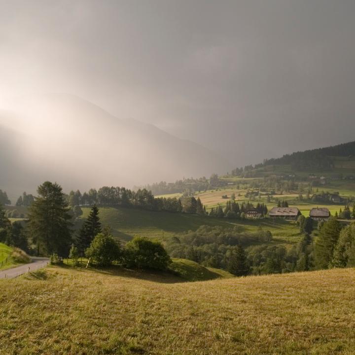 Das Krakautal mit Blick auf den Preber