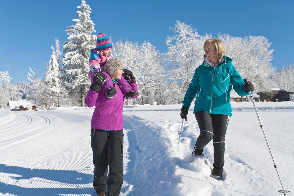 Winterwanderung mit der Familie