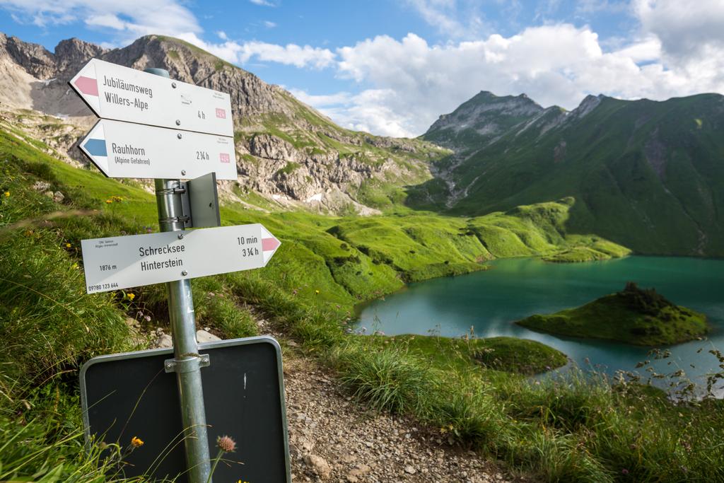 Blick auf den Schrecksee.