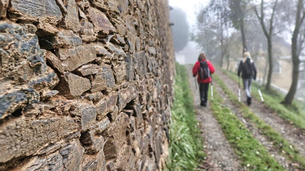 Steinmauer beim Gehöft vlg.Trauner