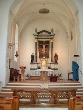 Bludenz, Dominikanerinnenkloster Sankt Peter, Kirche und Wirtschaftsgebäude