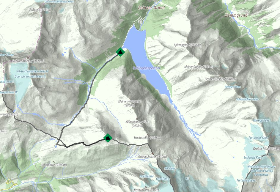 Gipfelwanderung Ginzling Schlegeis Stausee - Rotbachlspitze