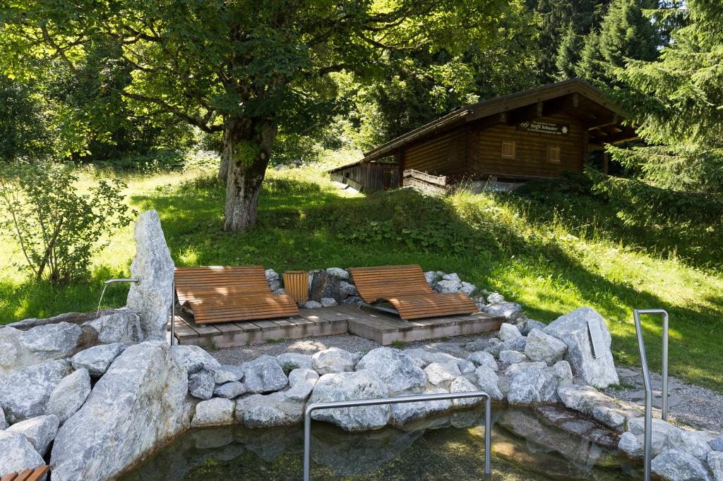 Naturkneippbereich Schwand - Wassertretbecken