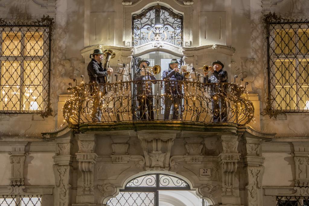 Steyrer Adventblasen vom Rathausbalkon