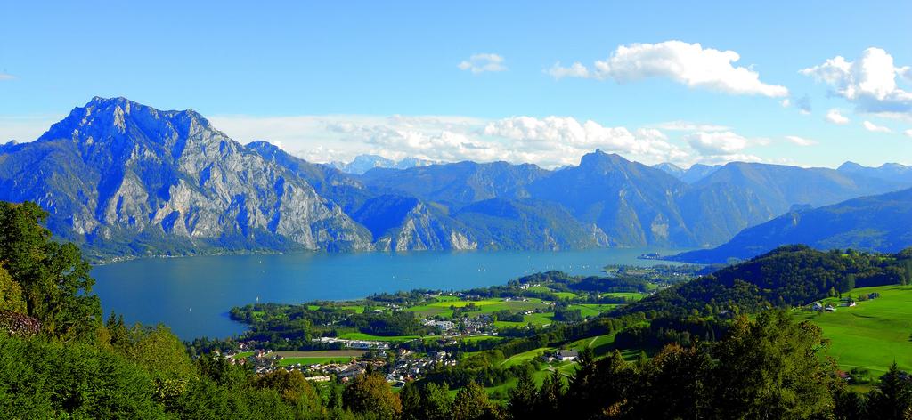 Panoramaaufnahme Traunsee Altmünster