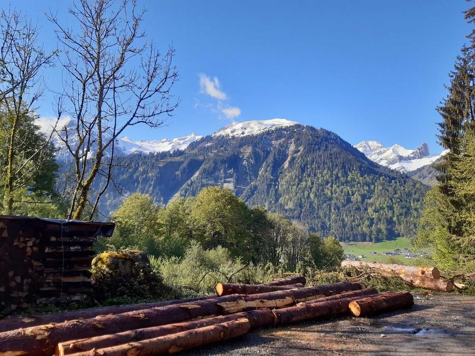 Blick in die Schoppernauer Berge
