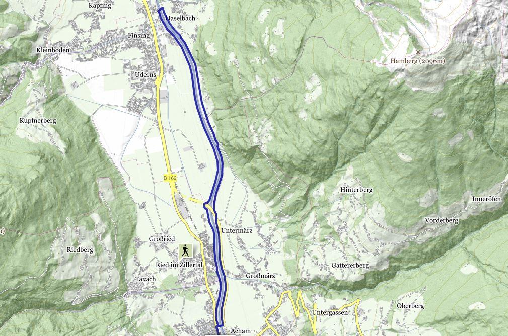 Wanderweg Kaltenbach - Ried - Uderns - Kaltenbach.JPG
