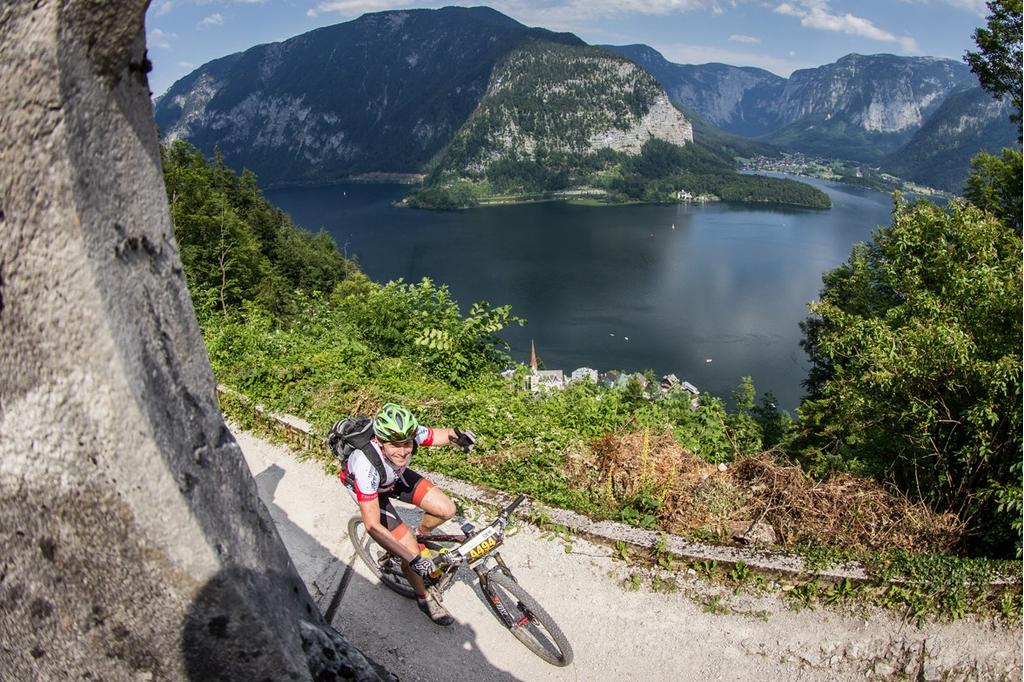 Trophy-Streckenbesichtigung, Blick auf den Hallstättersee