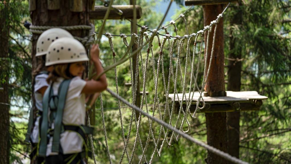 Kletterspaß am Waldhochseilgarten in Achenkirch