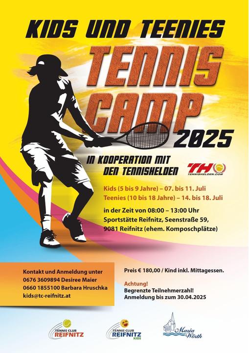 Kids und Teenies Camp PLakat