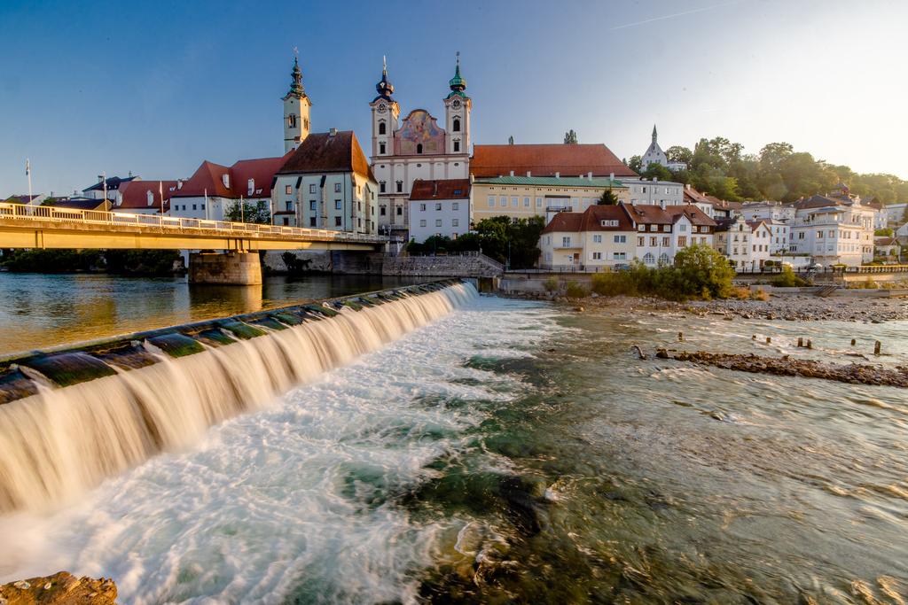 Zusammenfluss Enns Und Steyr