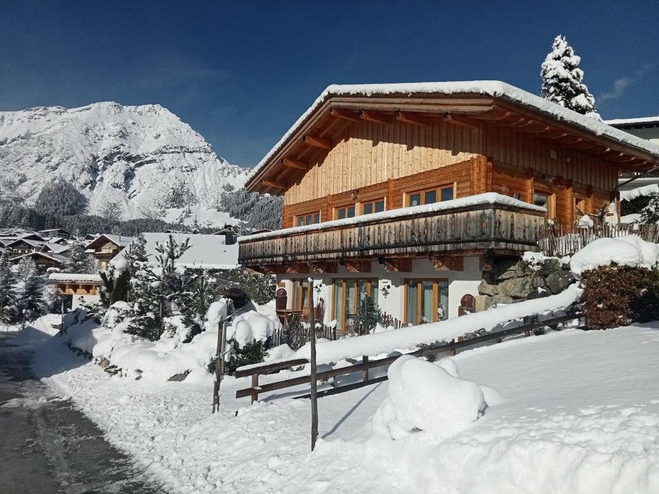 Chalet GAIA Winter Impressionen Südseite