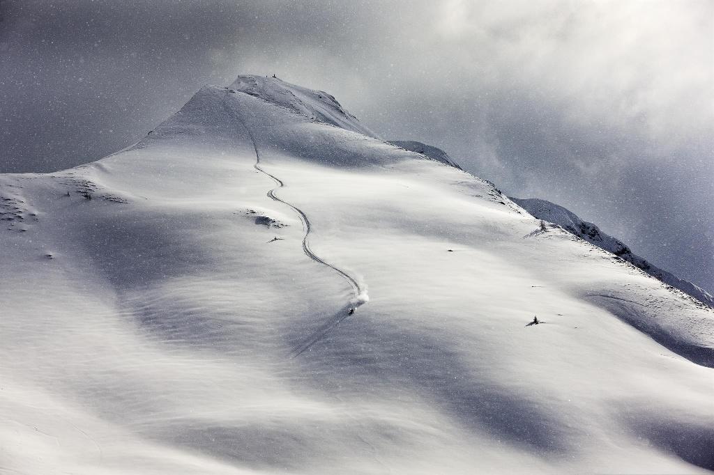 Schneespur am Wiedersbergerhorn
