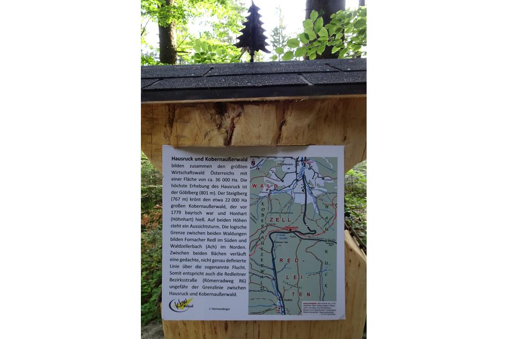 Infotafel an der Marterlroas in Waldzell