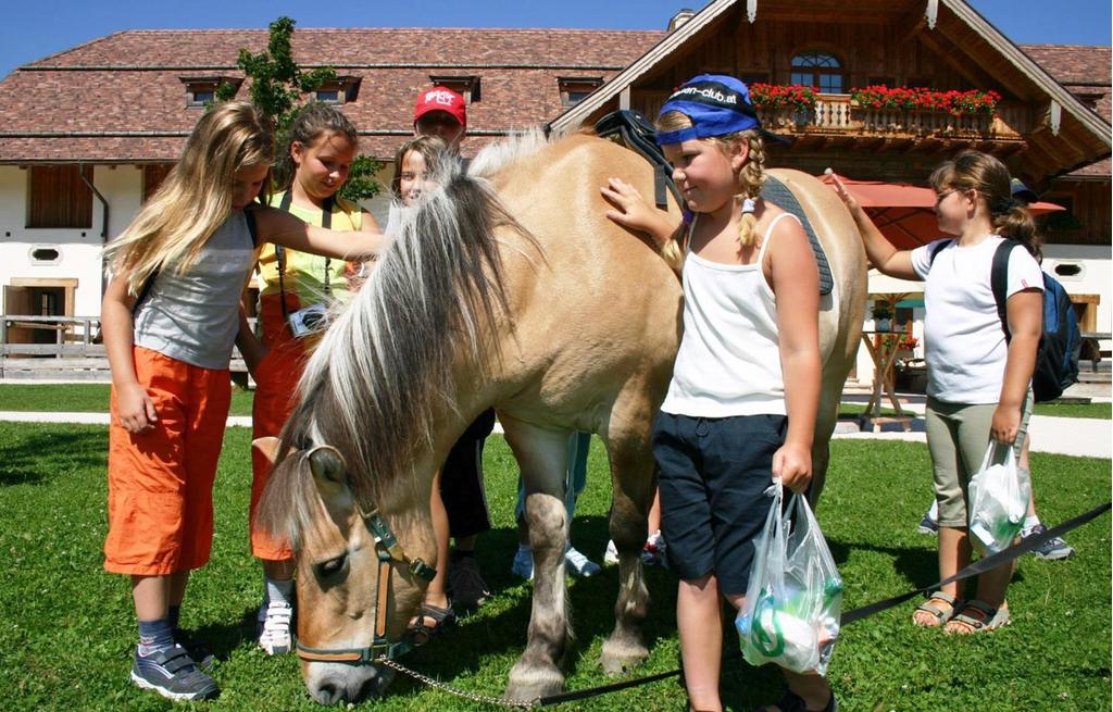 Kinder und Pferd
