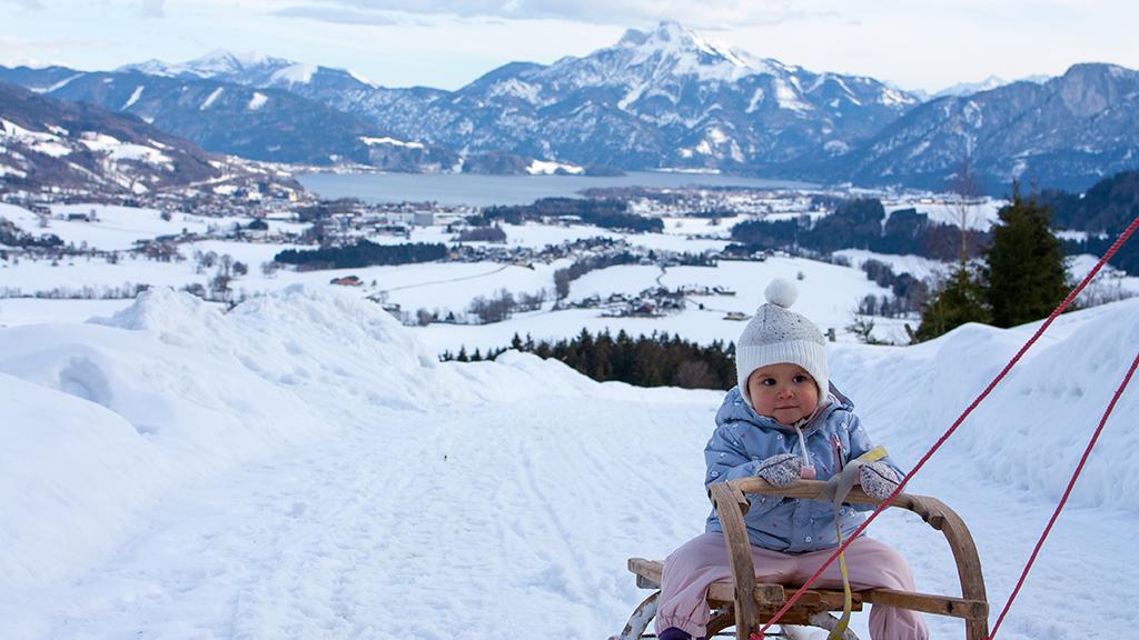 Rodelspaß beim Hochserner