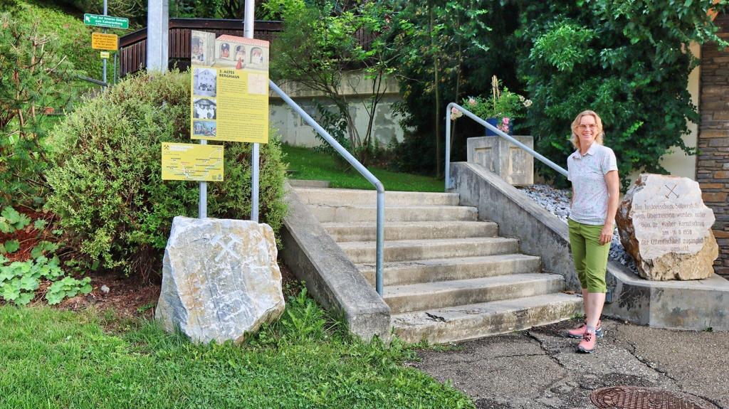 Hinter dem Kurzentrum beginnt unser Wanderweg