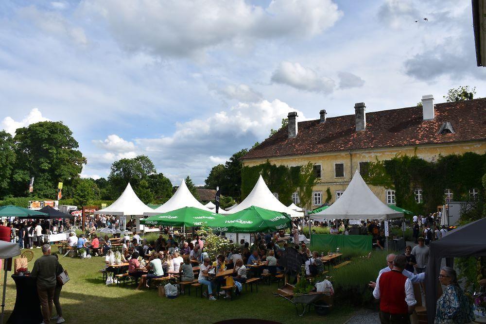 Aufblühn bei den Gartentagen
