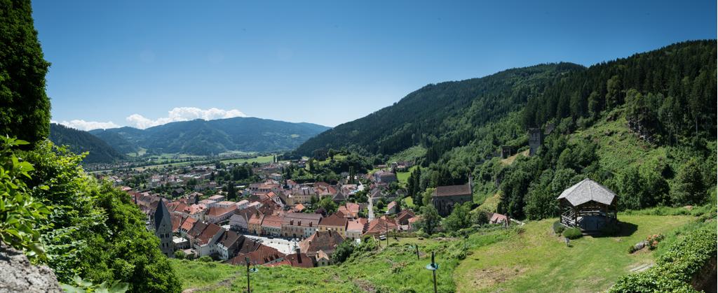 Blick über die Dächer von Friesach