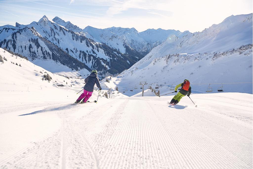 Skifahren Faschina