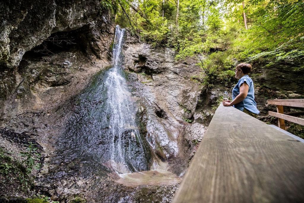 Wasserfall Bad Häring Wandern Erlebnis der Sinne