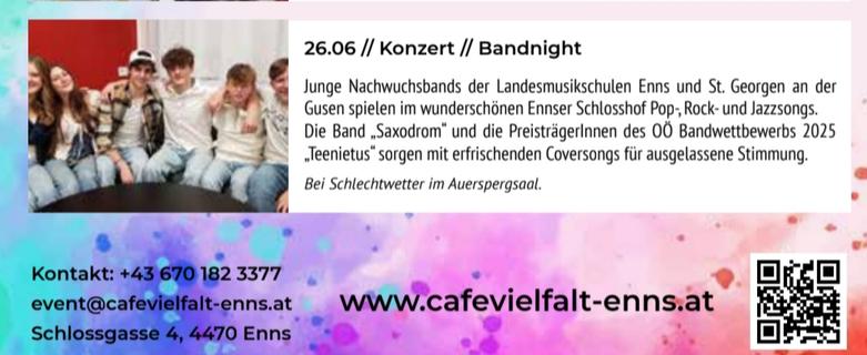 KULTUR DONNERSTAG im Café Vielfalt um 19 Uhr