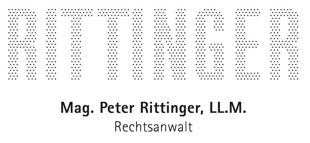 Mag. Peter Rittinger – Rechtsanwalt Salzburg + Seekirchen Logo